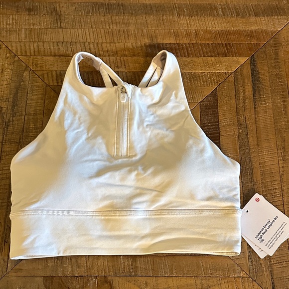 lululemon athletica Other - Lululemon White High-Neck Longline Bra